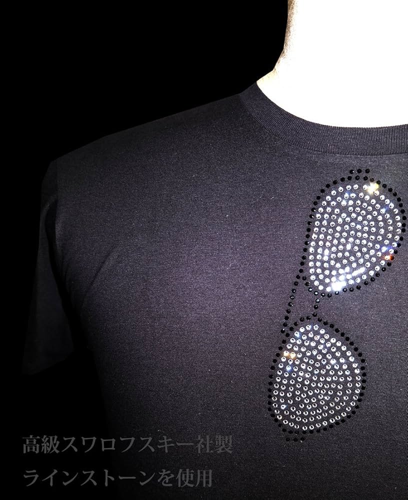 BALANCEDESIGN バランスデザイン ラインストーン ロゴ ポロシャツ BALANCEDESIGN バランスデザイン ラインストーン ロゴ